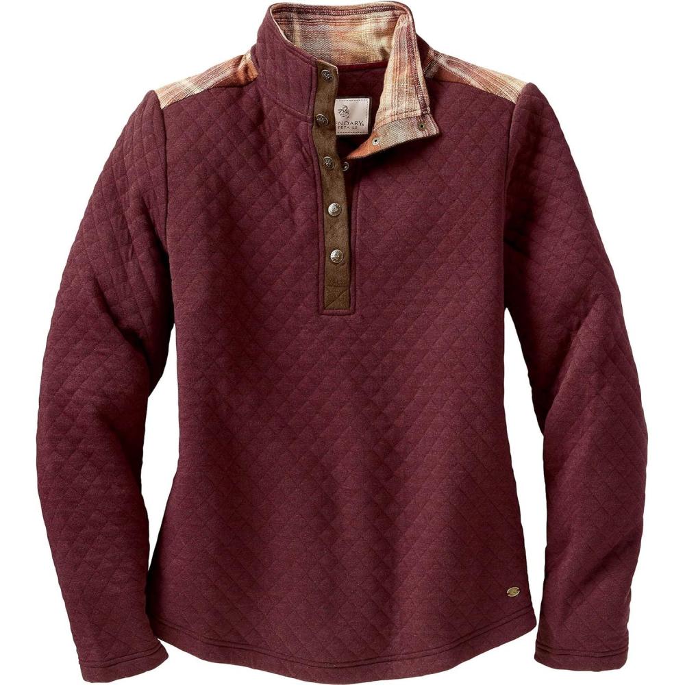 imageLegendary Whitetails Womens Cedar Cabin Quilted Tunic TopPumpkin Spice