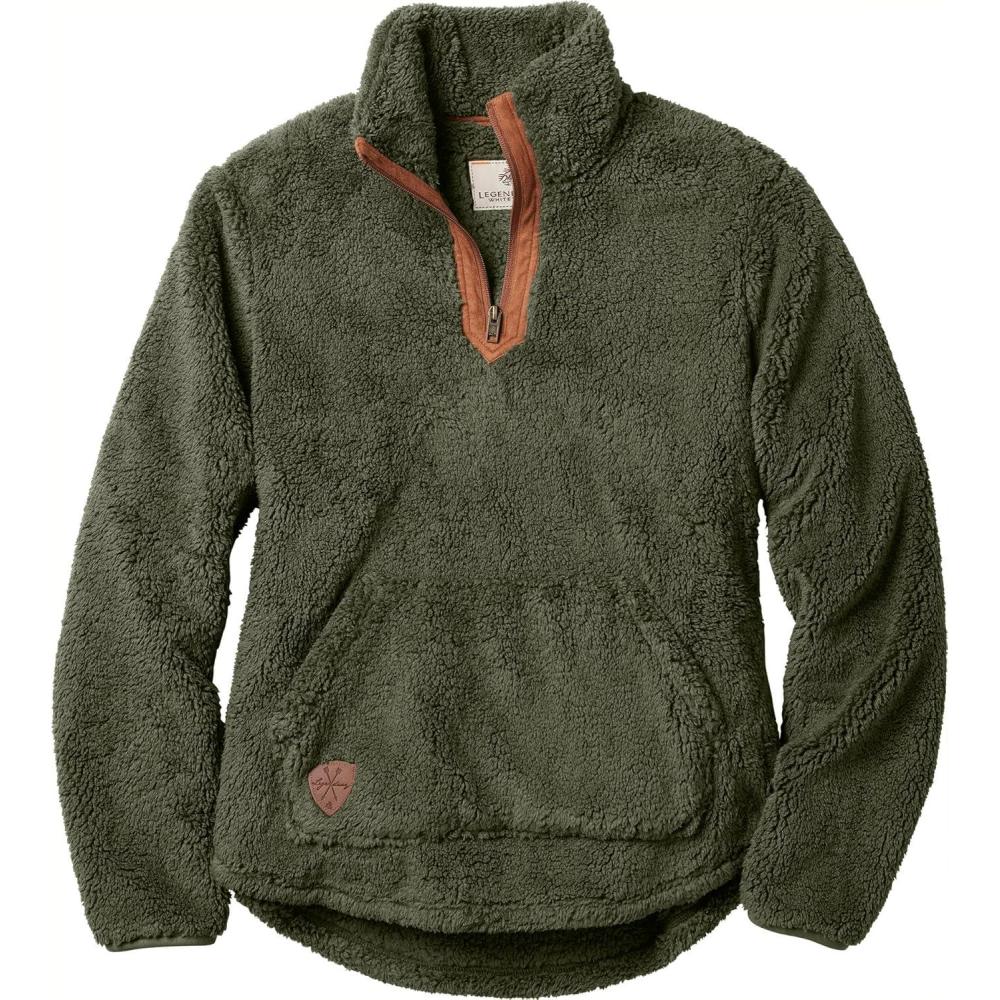 imageLegendary Whitetails Womens Fuzzy Hide Fleece Pullover 14 ZipArmy