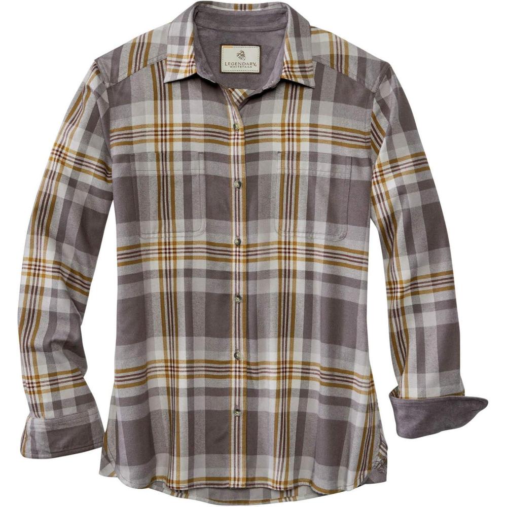 imageLegendary Whitetails Womens Legendary Comfort Fit Flannel ShirtMorning Fog Plaid
