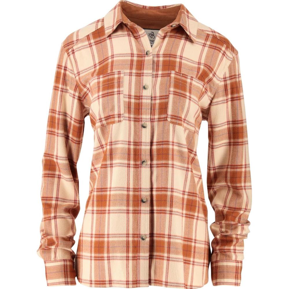 imageLegendary Whitetails Womens Legendary Comfort Fit Flannel ShirtVintage Cottage Spice Plaid