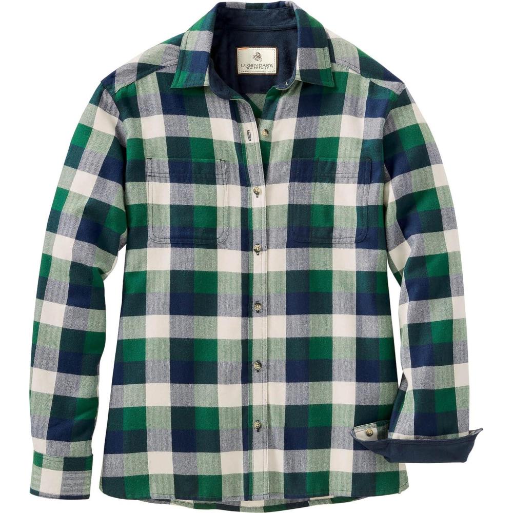 imageLegendary Whitetails Womens Legendary Comfort Fit Flannel ShirtWintergreen Buffalo Check
