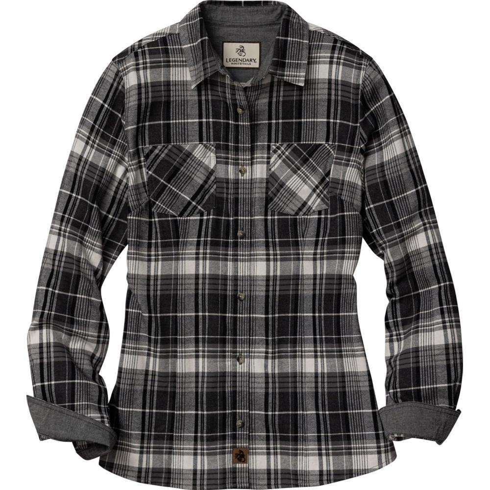 imageLegendary Whitetails Womens Long Sleeve Plaid Flannel Button Up Shirt 100 CottonConstellation Plaid