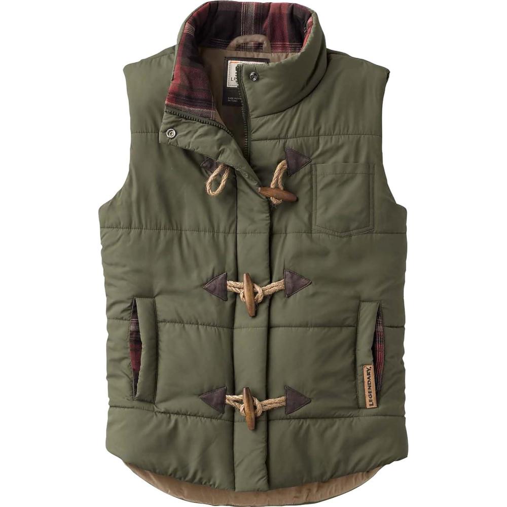 imageLegendary Whitetails Womens Quilted Toggle Puffer VestArmy
