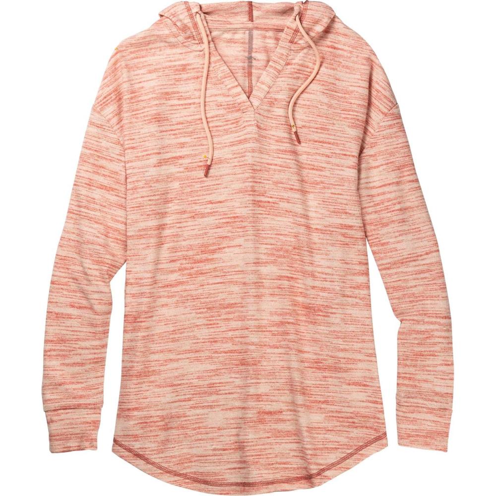 imageLegendary Whitetails Womens Space Dye Knit VNeck Pullover Hoodie TopMineral Red Space Dye