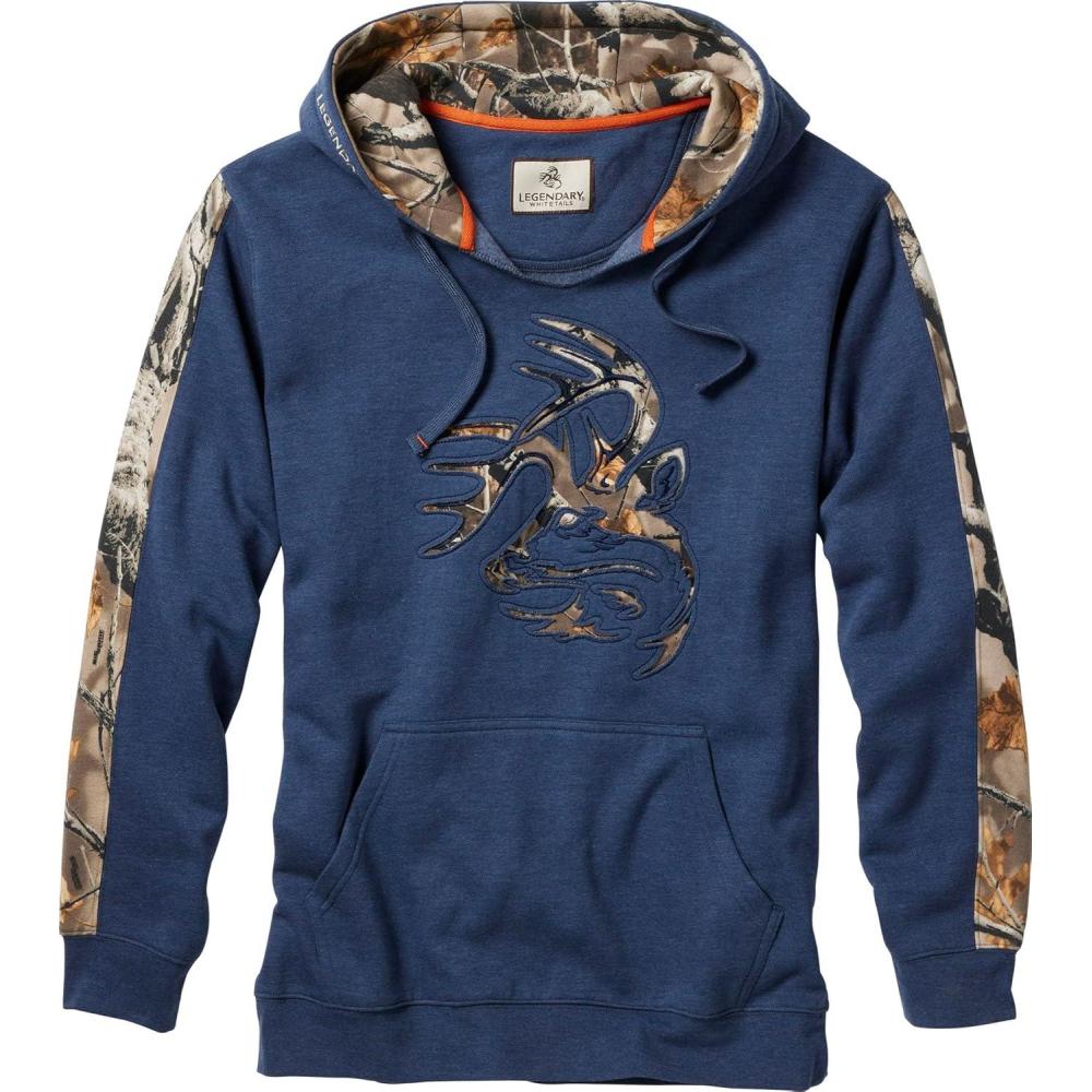 imageLegendary Whitetails mens HoodieCrater Lake Blue Heather
