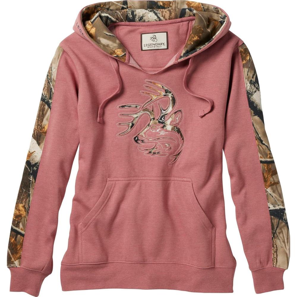 imageLegendary Whitetails womens Camo Outfitter HoodieAsh Rose Heather