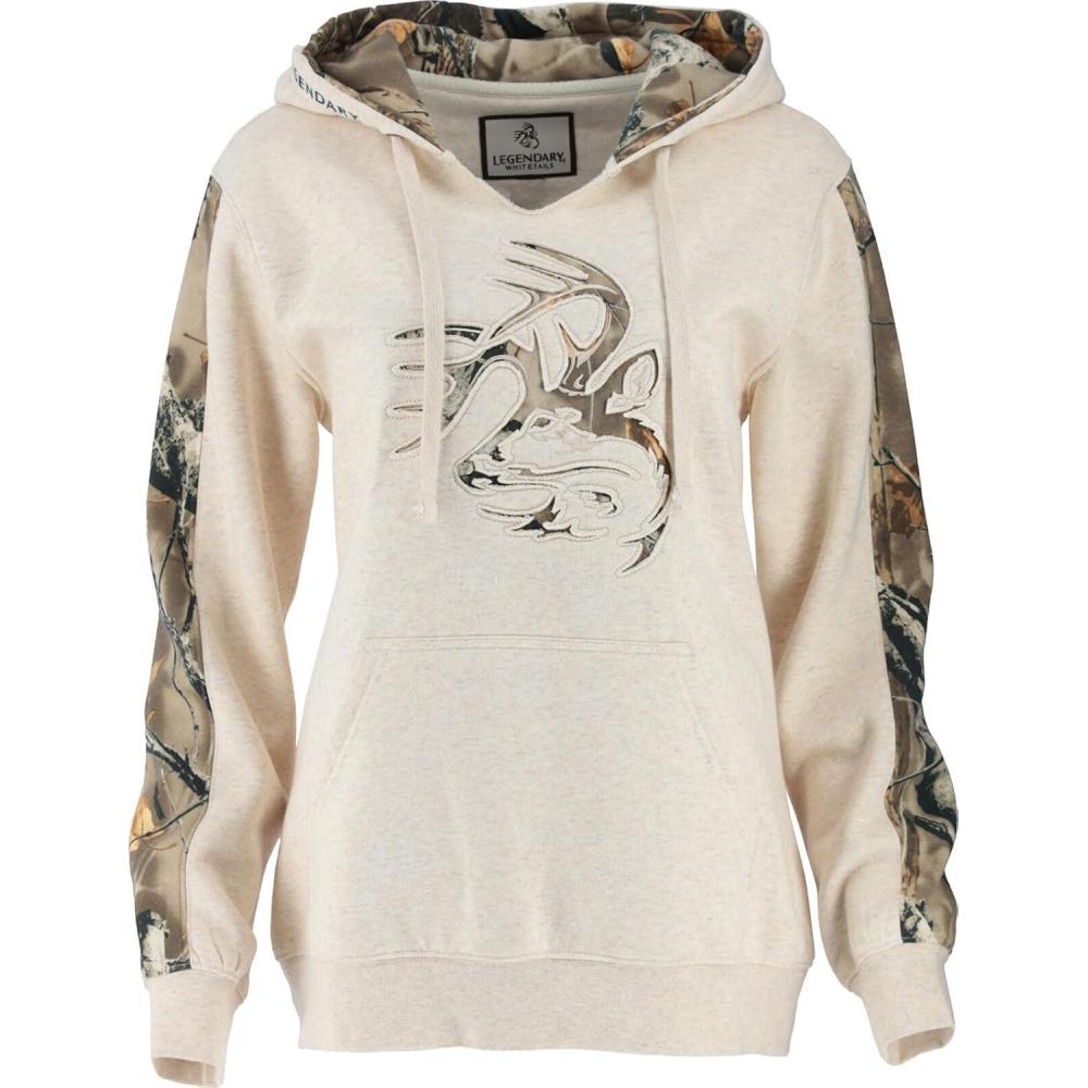 imageLegendary Whitetails womens Camo Outfitter HoodieOat Heather
