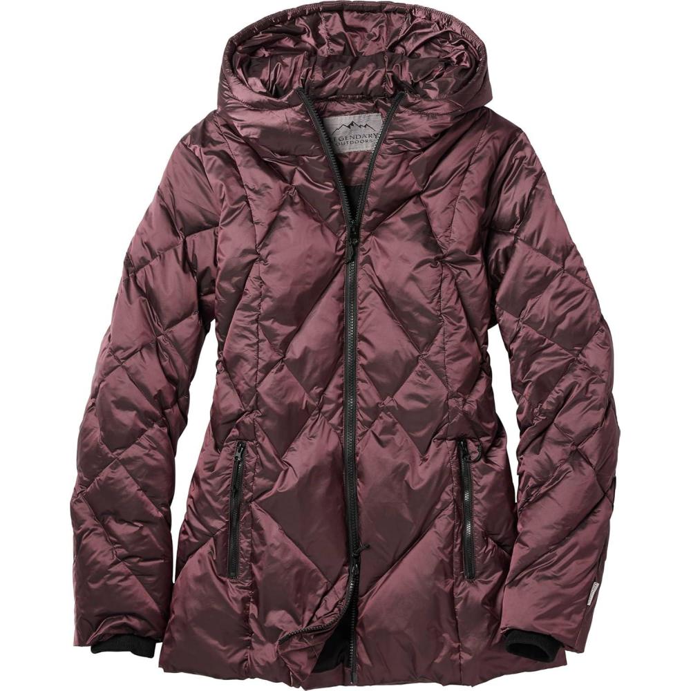 imageLegendary Whitetails womens Womens Alpine Down Hooded Coat for Women Puffy Parka Winter JacketWinter Mauve