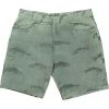 imageLegendary Whitetails Mens Water Activated Fish Print 9 Inch Inseam BoardshortBlue Spruce
