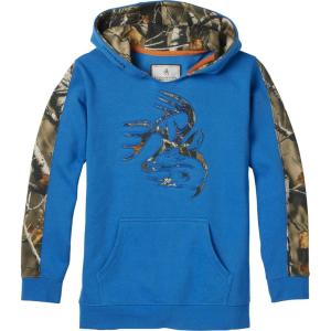 Legendary Whitetails Kids Pullover Hoodie Camo Sweatshirt Comfy V-Neck Design(Liberty)