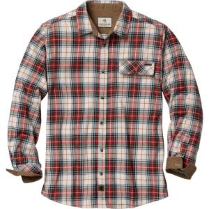 Legendary Whitetails Men’s Flannel Shirt Long Sleeve Button Down 100% Cotton(Alpine Celebration Plaid)