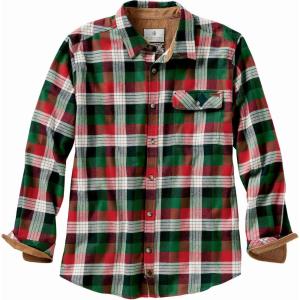 Legendary Whitetails Men’s Flannel Shirt Long Sleeve Button Down 100% Cotton(Alpine Mountain Plaid)