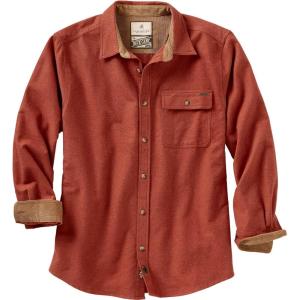 Legendary Whitetails Men’s Flannel Shirt Long Sleeve Button Down 100% Cotton(Barnwood Heather)