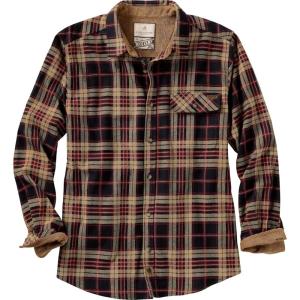 Legendary Whitetails Men’s Flannel Shirt Long Sleeve Button Down 100% Cotton(Frontier Plaid)