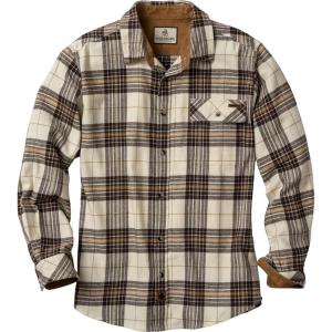 Legendary Whitetails Men’s Flannel Shirt Long Sleeve Button Down 100% Cotton(Horned Buck Plaid)