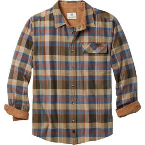 Legendary Whitetails Men’s Flannel Shirt Long Sleeve Button Down 100% Cotton(Little Rock Plaid)