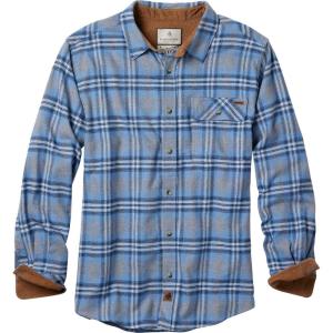 Legendary Whitetails Men’s Flannel Shirt Long Sleeve Button Down 100% Cotton(Mayberry Plaid)