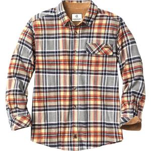 Legendary Whitetails Men’s Flannel Shirt Long Sleeve Button Down 100% Cotton(Montana Plaid)