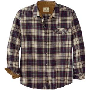 Legendary Whitetails Men’s Flannel Shirt Long Sleeve Button Down 100% Cotton(Tartan Stone Plaid)