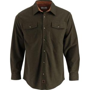 Legendary Whitetails Mens Flannel Shirt Long Sleeve Button Down Relaxed Fit(Army Heather)
