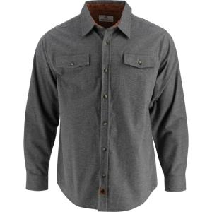 Legendary Whitetails Mens Flannel Shirt Long Sleeve Button Down Relaxed Fit(Charcoal Heather)