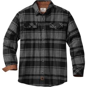 Legendary Whitetails Mens Flannel Shirt Long Sleeve Button Down Relaxed Fit(Fox Hunt Plaid)