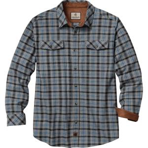 Legendary Whitetails Mens Flannel Shirt Long Sleeve Button Down Relaxed Fit(Iceberg Lake Plaid)