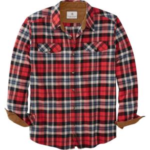 Legendary Whitetails Mens Flannel Shirt Long Sleeve Button Down Relaxed Fit(Jazzy Barn Side Plaid)