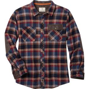 Legendary Whitetails Men’s Heavyweight Flannel Shirt Long Sleeve Button Up 100% Cotton(Colonial Plaid)