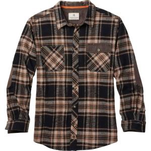 Legendary Whitetails Men’s Heavyweight Flannel Shirt Long Sleeve Button Up 100% Cotton(Ponderosa Plaid)