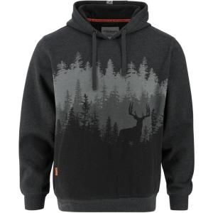 Legendary Whitetails Men’s Horizon Hoodie Sweatshirt(Black Heather)