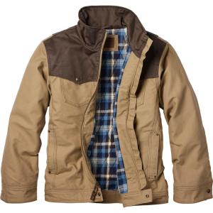 Legendary Whitetails Men’s Stockyards Bozeman Canvas Western Coat(Khaki)