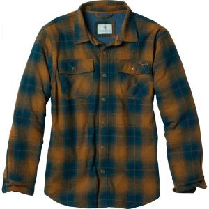 Legendary Whitetails Men’s Thermal Lined Shirt Jacket Plaid Flannel Polyfill Insulated(Burnt End Plaid)