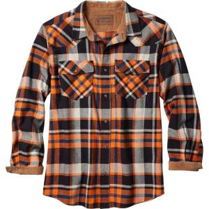 Legendary Whitetails Men’s Western Flannel Shirt Button Up Brushed Cotton(Lancer Plaid)