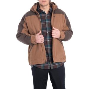 Legendary Whitetails Men’s Winter Coat Quilted Canvas Workwear Jacket Water Repellent Insulated(Chestnut)