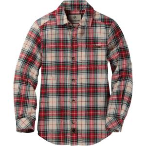 Legendary Whitetails Unisex Kids Lumberjack Flannel Long Sleeve Button Down Shirt(Alpine Celebration Plaid)