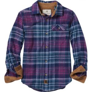 Legendary Whitetails Unisex Kids Lumberjack Flannel Long Sleeve Button Down Shirt(Girl Power Plaid)