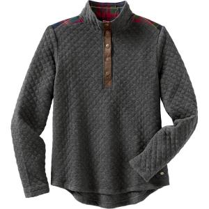 Legendary Whitetails Women’s Cedar Cabin Quilted Tunic Top(Holly Berry)