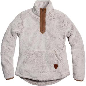 Legendary Whitetails Women’s Fuzzy Hide Fleece Pullover 1/4 Zip(Frosted Chestnut)
