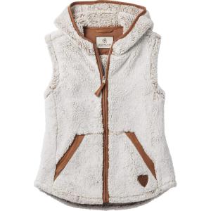 Legendary Whitetails Womens Fuzzy Hide Fleece Vest(Frosted Chestnut)