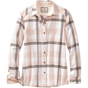 Legendary Whitetails Womens Legendary Comfort Fit Flannel Shirt(Silver Peony Plaid)