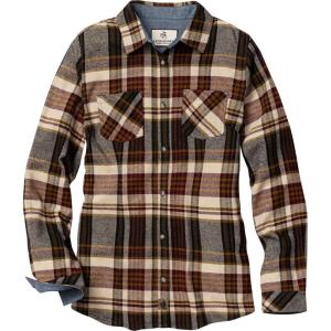 Legendary Whitetails Women’s Long Sleeve Plaid Flannel Button Up Shirt 100% Cotton(Cedarwood Plaid)