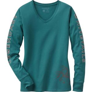 Legendary Whitetails Women’s Non-Typical Long Sleeve T-Shirt(Colonial Blue)