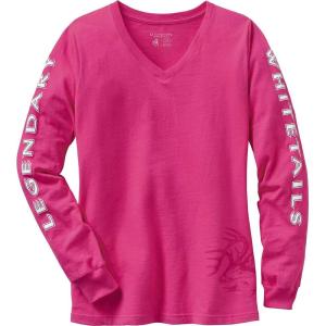 Legendary Whitetails Women’s Non-Typical Long Sleeve T-Shirt(Rose)