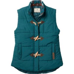 Legendary Whitetails Women’s Quilted Toggle Puffer Vest(Deep Teal)