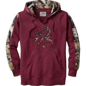 Legendary Whitetails womens Camo Outfitter Hoodie(Rusty Maroon)