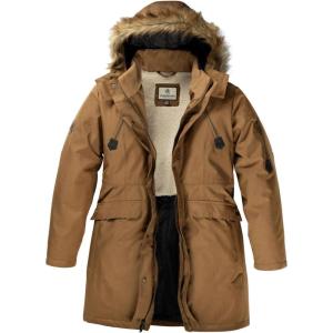 Legendary Whitetails womens Water Resistant Anchorage Parka Winter Coat With Removable Hood(Barley)
