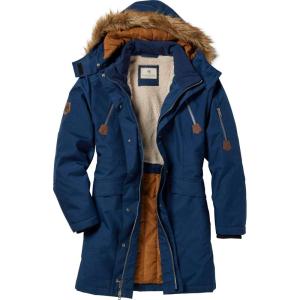 Legendary Whitetails womens Water Resistant Anchorage Parka Winter Coat With Removable Hood(Crater Lake Blue)