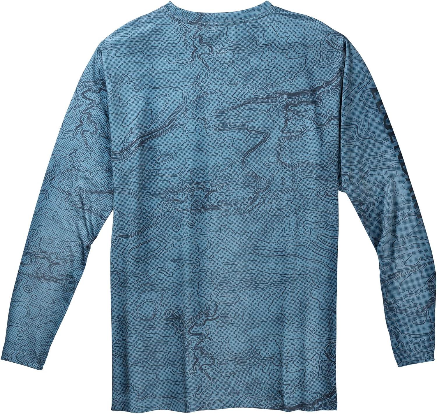 imageLegendary Whitetails Mens UPF 50 Uv Sun Protection Moisture Wicking Long Sleeve TShirtAegean Trail