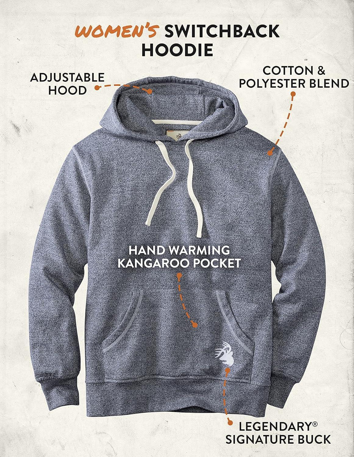 imageLegendary Whitetails Womens Switchback HoodieNavy Pepper Marl